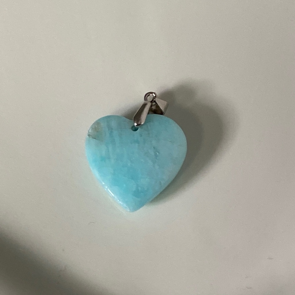 Blue Heart Pendant larimer - Picture 3 of 5